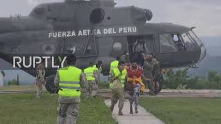 Peru: Military airlifts people stranded in Amazonas after earthquake