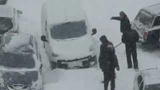 Снег в Киеве. Троещина