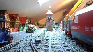 Indoor RC Playmobil Eisenbahnanlage