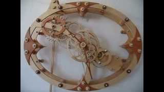Kinetic sculpture clock "It's time to move"