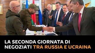 Crisi ucraina, la seconda giornata di negoziati tra Russia e Ucraina