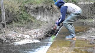 PROVA CANNA ESSENTIAL TELE 180 E CUCCHIAINI CAPERLAN TROTE TORRENTE SICILIA - SPAZIO SPINNING