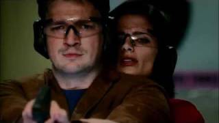 Castle and Beckett - Shooting practice
