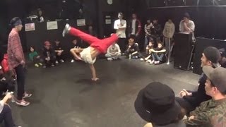 Tengroc vs Jibaku | BE.BBOY Solo Battle Japan 2014