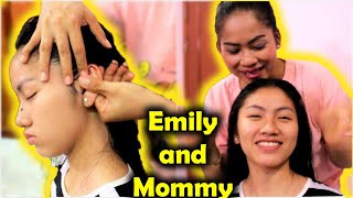 Relaxing Shampoo Head Massage by Mother - Happy Valentine's Day