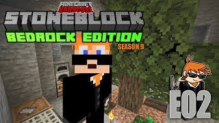 Minecraft Stoneblock 1.2: The Hammer Trick - E02 [ Bedrock Edition ]