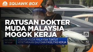 Ratusan Dokter Muda Malaysia Demo Mogok Kerja