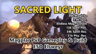 'SACRED LIGHT' | Magplar PvP Build & Gameplay | ESO Elsweyr