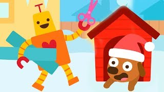 МАЛЫШИ механики САГО МИНИ в мастерской. Добрая игра для самых маленьких