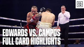 FULL CARD HIGHLIGHTS: Sunny Edwards vs. Andres Campos