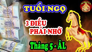 Tử Vi Tháng 5 ÂL Tuổi Ngọ Sẽ Nổ Lộc To, Đổi Đời Rất Giàu Nếu Làm Được 3 Điều Này