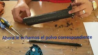 Recarga de Toner hp 17a paso a paso