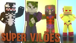 Minecraft Mod: SUPER-VILÕES! MORPH HIDE AND SEEK