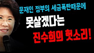 [사무리] 문재인 정부의 세금폭탄때문에 못살겠다는 진수희의 헛소리!ㅣ20191222-6
