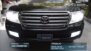 LAND CRUISER 200 XENON bajas CREELED en altas