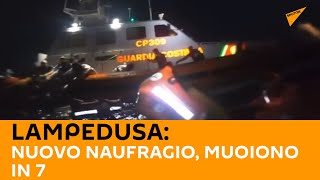 #Lampedusa: nuovo naufragio, muoiono in 7