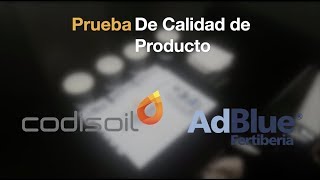 Vídeo de la Calidad del AdBlue Fertiberia, suministrado por Codisoil