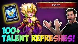 JT's F2P 100 talent Refreshes Cirrina Devo Discount Store Castle Clash