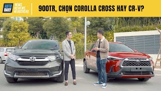 Dưới 900 triệu, chọn Toyota Corolla Cross 2020 hay Honda CR-V 2017?