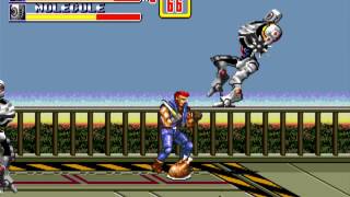 STREETS OF RAGE 2 (SEGA hack) - Galsia vs robots (ножичком и кулаками нагнул робокопов)