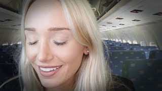 ASMR Flight Attendant Helps You Sleep | GwenGwiz