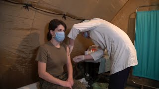Завершение первого этапа вакцинации российских миротворцев