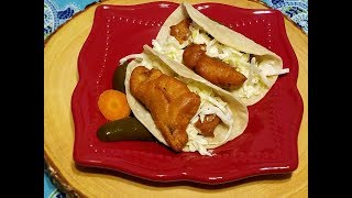 TACOS DE PESCADO Y ENSALADA DE COL