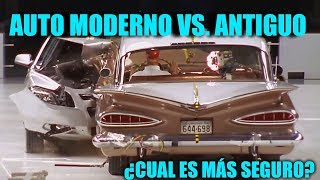 AUTOS MODERNOS VS ANTIGUOS ¿CUAL ES MÁS SEGURO?