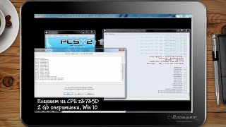 Эмулятор PS2 на Windows планшете / on tablet pc game playing test gameplay