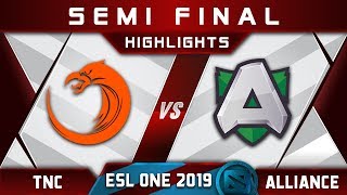 TNC vs Alliance Semi Final ESL One Hamburg 2019 Highlights Dota 2