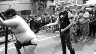 Man Getting Flogged, Folsom Street Fair, San Francisco, Sept. 27, 2015