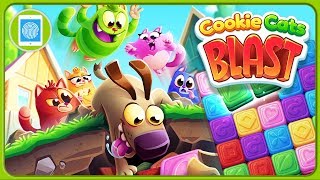 Cookie Cats Blast от Tactile Games * Защити печеньки котиков от пса воришки * Игры на Sensor Games