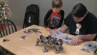 Ian and me building LEGO AT-TE