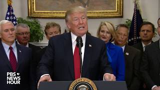 WATCH: President Trump signs executive order reducing healthcare regulations