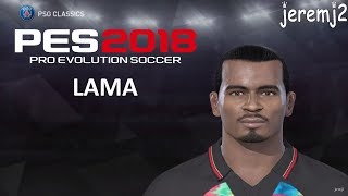 B. LAMA Face + stats edit PES 2018 ou 2019 (PSG classics)