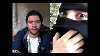 عمر المصري يكلم بنت منتقبه هههههههههه هتموت ضحك