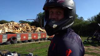 DIRT BIKE BACKFLIP TRAINING!!! WITH FMX IRELAND