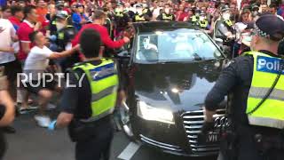 Australia: Police and supporters scuffle in Melbourne after Djokovic wins case