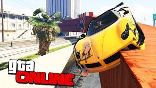 ЖЕСТКОЕ МЕСИВО НА ЭКСТРЕМАЛЬНЫХ РАМПАХ В GTA 5 ONLINE ( ГОНКИ )