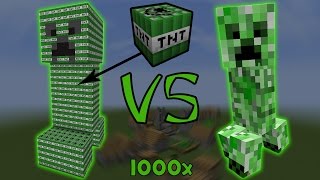 Крипер-Титан VS Гигантский Крипер Из Динамита! - У Кого Взрыв Больше? - Майнкрафт