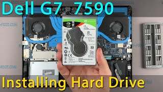 Dell G7 7590 How to install Hard Drive or SSD