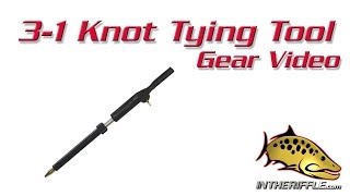 3-1 Tier Tippet Knot Tying Tool | Tippet Leader Knot Tyer Tool