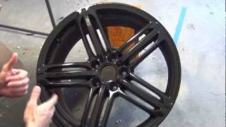 PlastiDip Glossifier - Over Black Rims - How to from DipYourCar.com