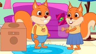 Famille d'Écureuil - Constructeur Machine à Gommes Animé 2023 en Français