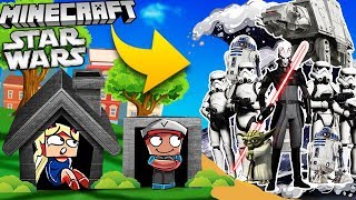 ? BAZA VS STAR WARS TSUNAMI - MINECRAFT TSUNAMI CHALLENGE | Vito VS Bella