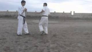 kyokushin karate demonstration by Anar and Arif(Baku,Hovsan)