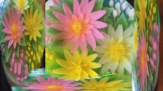 CÁCH PHA MÀU và Kỹ Thuật Bơm rau câu không trào ngược. How to mix colors for 3D jelly cake