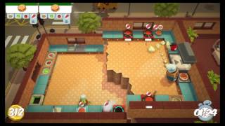[Overcooked: Level 1-6] 2-Player OUTDATED World Record Score: 494