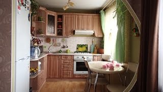 Обзор моей кухни.Как сделать маленькую кухню уютной и практичной.