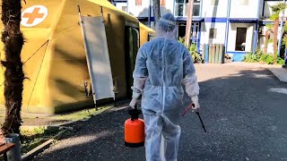Медики ЮВО приняли на лечение более 1 тысячи пациентов с COVID-19 в мобильном госпитале в Сухуме